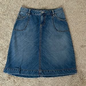 Banana republic denim skirt